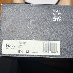 Naturalizer Brown Braided Ankle-Strap Wedge Sandal